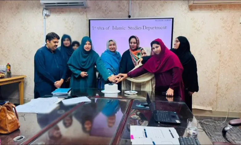 Women University Mardan Islamic Studies first M.Phil viva voce examinations