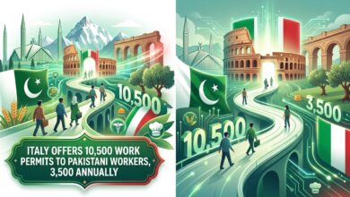 Pakistani workers seeking legal employment opportunities in Italy under labour mobility agreement