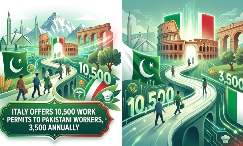 Pakistani workers seeking legal employment opportunities in Italy under labour mobility agreement