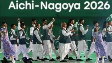 Fireworks and performers at the opening ceremony of the 20th Asian Games in Nagoya