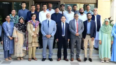 HEC Chairman Dr Niaz Ahmad Akhtar chairing a consultative meeting on artificial intelligence in higher education