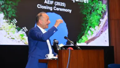 Dr Musadik Masood Malik addressing an event on protecting Islamabad’s aquifers
