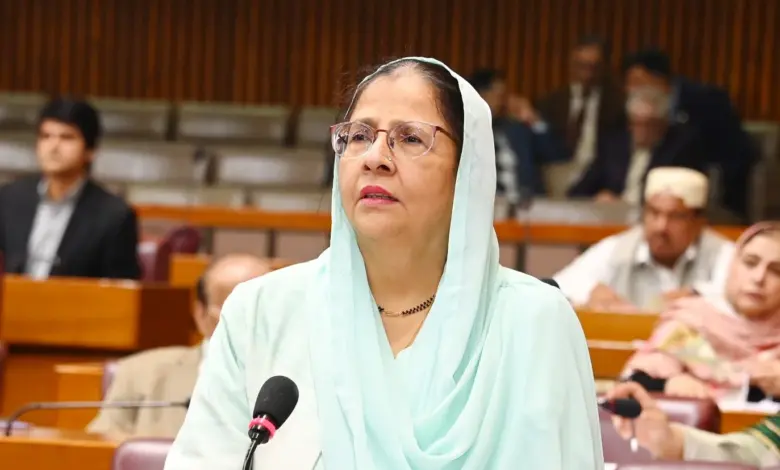 Dr Nikhat Shakeel Khan speaking on child rights in Pakistan
