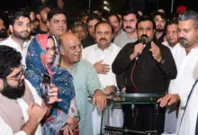 Newly elected Multi Founders Group candidates after Multi Professional Cooperative Housing Society elections in Islamabad