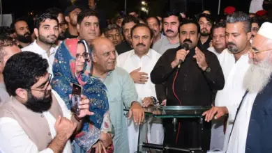 Newly elected Multi Founders Group candidates after Multi Professional Cooperative Housing Society elections in Islamabad
