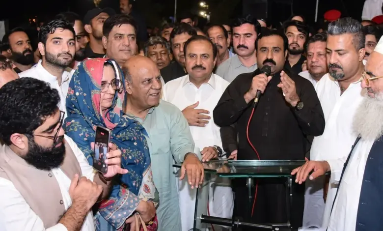 Newly elected Multi Founders Group candidates after Multi Professional Cooperative Housing Society elections in Islamabad
