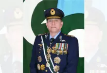 Pakistan Air Force aircraft flying during Defence Day remembrance