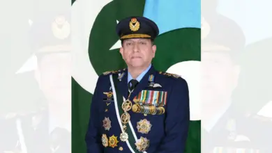 Pakistan Air Force aircraft flying during Defence Day remembrance