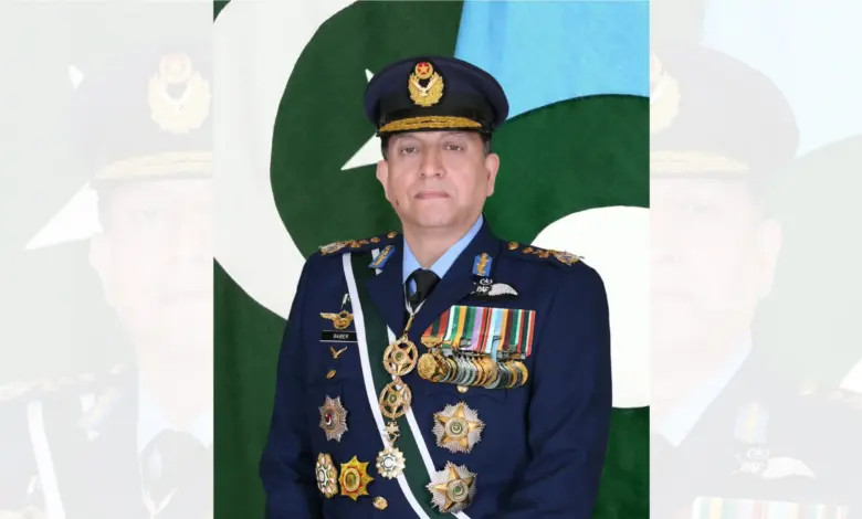 Pakistan Air Force aircraft flying during Defence Day remembrance