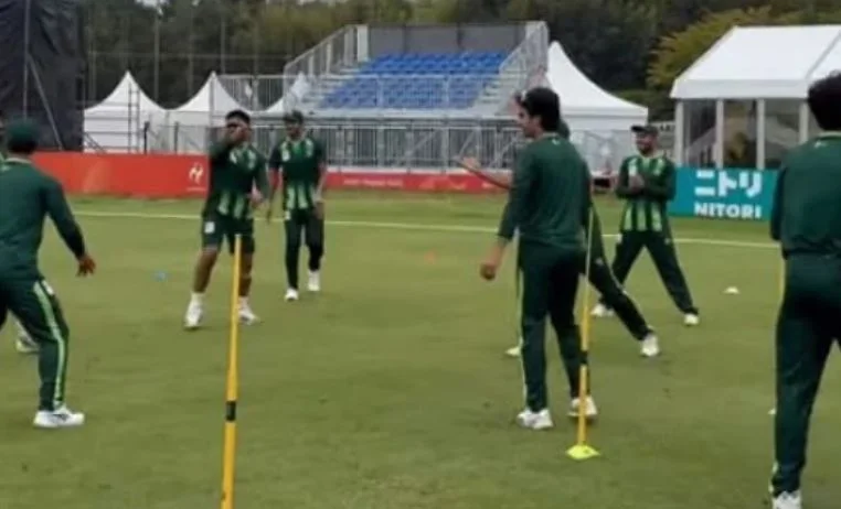 Pakistan cricket captain Sahibzada Farhan speaking ahead of Asian Games quarter-final against Hong Kong