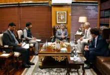 Christoph Schmid meets the Deputy Speaker of the National Assembly at Parliament House Islamabad