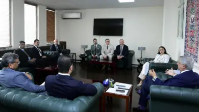Senator Azam Nazeer Tarar meeting European Parliamentary delegation in Islamabad