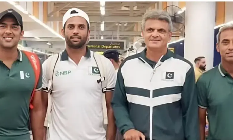 Pakistan tennis players during Asian Games 2026 campaign