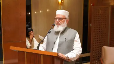 Jamaat-e-Islami and Islamabad trader leaders at Pakistan Business Forum dinner