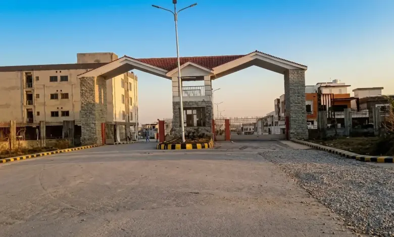 Green and open areas inside PHA Officers Residencia on Kurri Road Islamabad