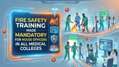 PM&DC fire safety training for house officers in medical colleges