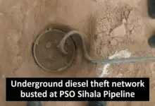 PSO and Islamabad Police operation against fuel theft on Sihala-ARL pipeline