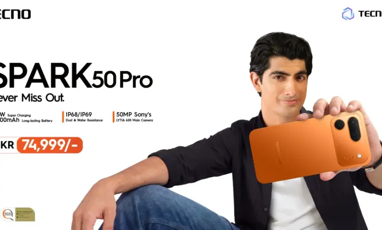 TECNO SPARK 50 Pro smartphone launched in Pakistan