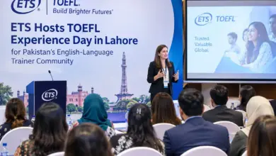 ETS TOEFL Experience Day participants and trainers in Lahore