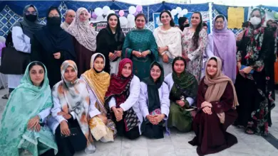 Visitors at Women University Mardan Admission Expo 2026