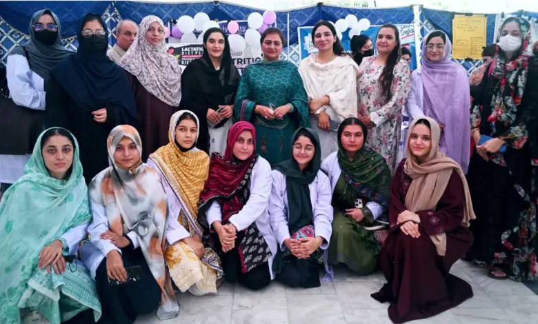 Visitors at Women University Mardan Admission Expo 2026