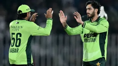 Arafat Minhas scored 59 and took six wickets for Pakistan against England in the ODI tri-series