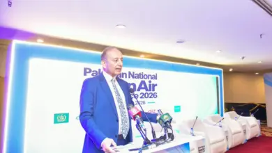 Dr Musadik Malik addressing Pakistan National Clean Air Conference 2026 in Islamabad