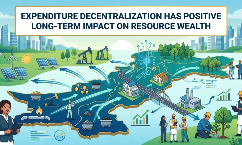 Natural resource site in Pakistan representing provincial spending and resource management