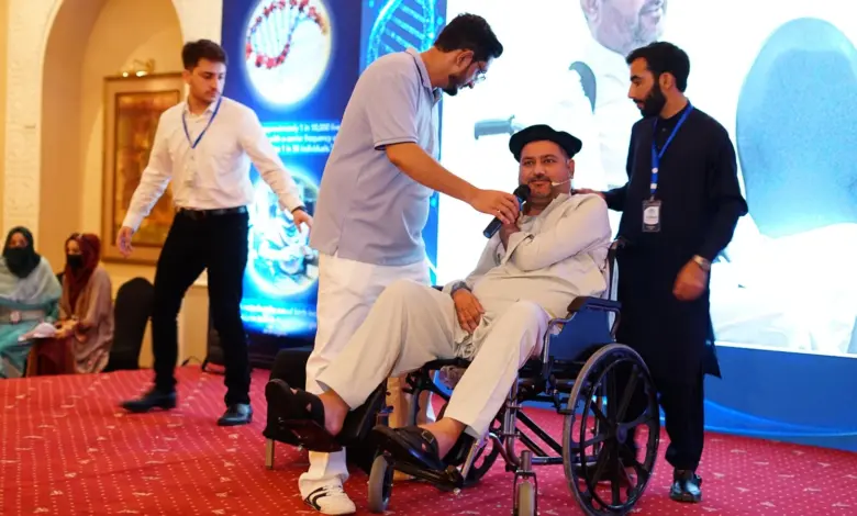 Medical experts at a healthcare summit discussing genetic disorder prevention in Pakistan