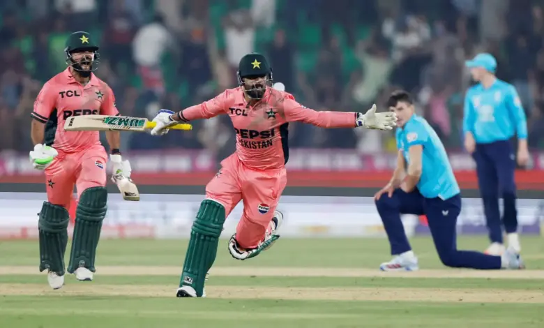 Pakistan pacer Haris Rauf during an ODI match
