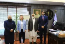 Chairman HEC Dr Niaz Ahmad Akhtar meeting the IE University Spain delegation in Islamabad