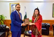 District Health Officer Islamabad Dr Syeda Rashida Batool at NAB Headquarters Islamabad