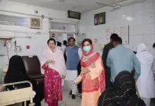 Islamabad health officials visiting a government hospital to review medical facilities
