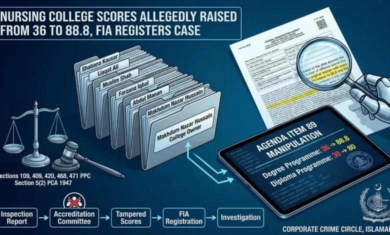 FIA case registered over alleged tampering of Kamalia College of Nursing inspection scores