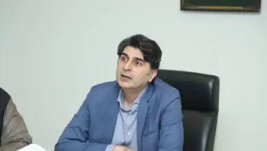 Dr Mukhtar Bharath chairing a meeting on kinnow and citrus fruit exports