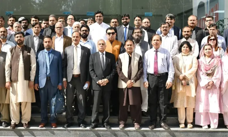 Participants attending PMAS-AAUR livestock genomics symposium in Rawat