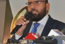 Jamaat-e-Islami Islamabad Ameer Engineer Nasrullah Randhawa addressing a political statement