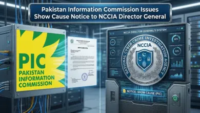 Pakistan Information Commission notice in NCCIA records case