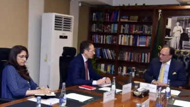 Finance Minister Muhammad Aurangzeb meeting IFC representatives in Islamabad