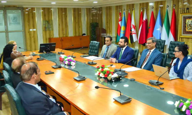 Barrister Aqeel Malik meeting Maldivian Human Rights Commission delegation in Islamabad