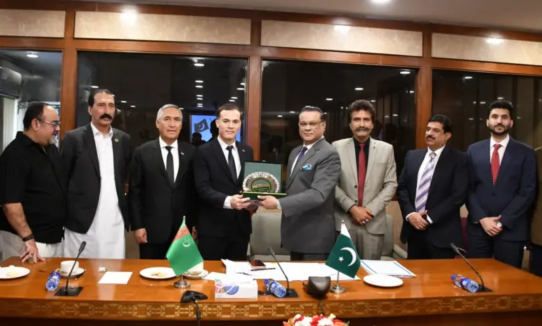 Pakistan Turkmenistan Parliamentary Friendship Group meeting at Parliament House Islamabad