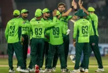 Salman Ali Agha batting during Pakistan vs Sri Lanka ODI in Rawalpindi