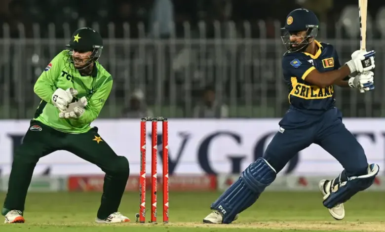 Pakistan captain Shaheen Shah Afridi celebrates a wicket during the ODI tri-series