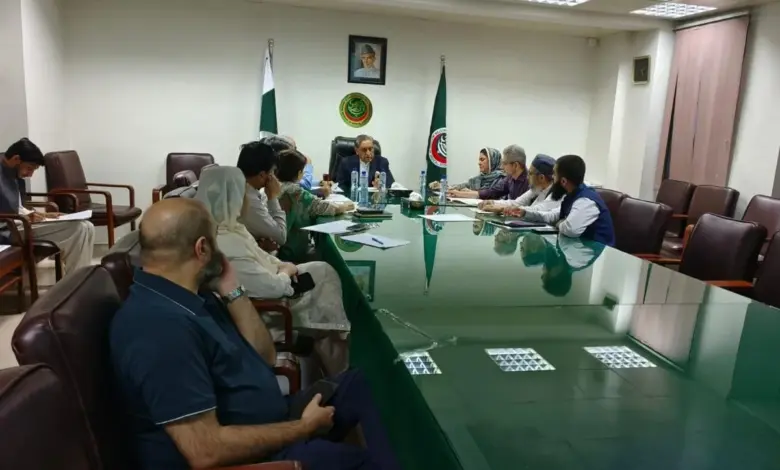 PIMS Oversight Committee meeting chaired by General Dr Azhar Kiani in Islamabad