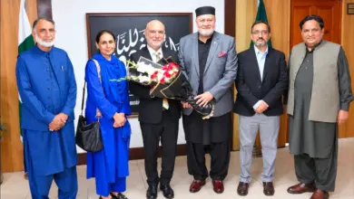 Syed Imran Ahmad Shah meeting Halil Demir in Islamabad