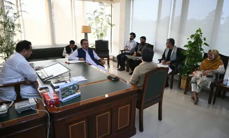 Commissioner Rawalpindi Salman Ghani chairing a meeting at RDA on digital financial management