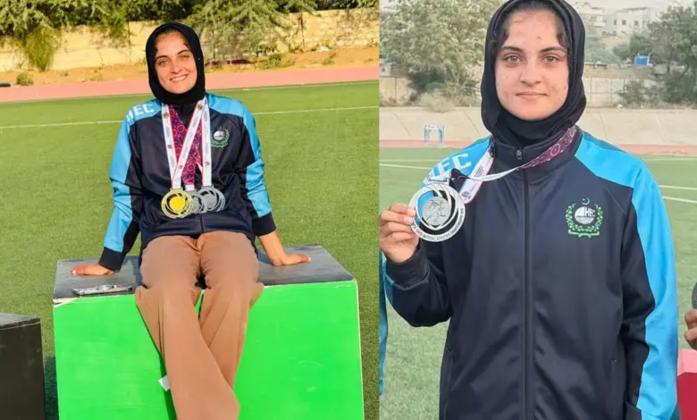Salma Afridi wins medals at National Athletics Championship 2026
