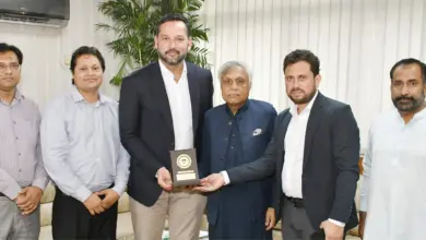 Dr Daniel Saud meeting PMAS-AAUR Vice Chancellor Prof Dr Qamar-uz-Zaman
