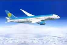 Uzbekistan Airways aircraft for Tashkent Islamabad flights