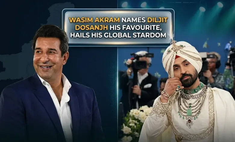 Wasim Akram praises Indian Punjabi singer Diljit Dosanjh